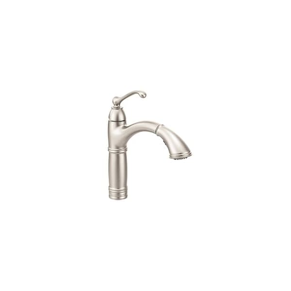Spot Resist Stainless One-Handle Pullout Kitchen Faucet